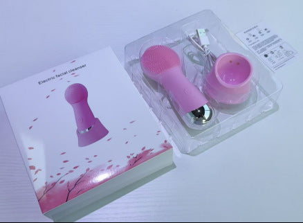 Electric Silicone Facial Cleansing Device